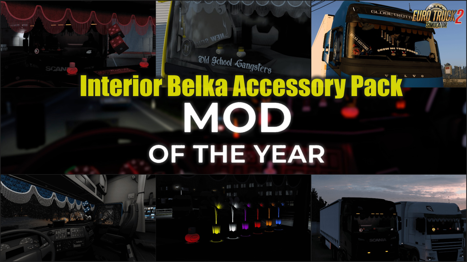 Interior Belka Accessory Pack v0.8 (1.57.x) for ETS2