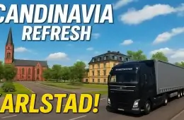 Scandinavia Refresh - Karlstad city in ETS2