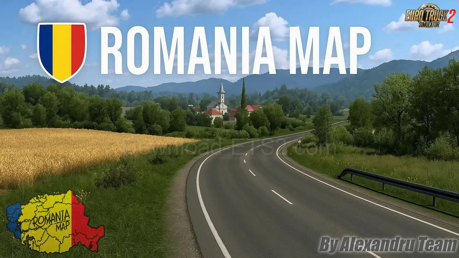 Romania Map v0.6i by Alexandru Team (1.57.x) for ETS2