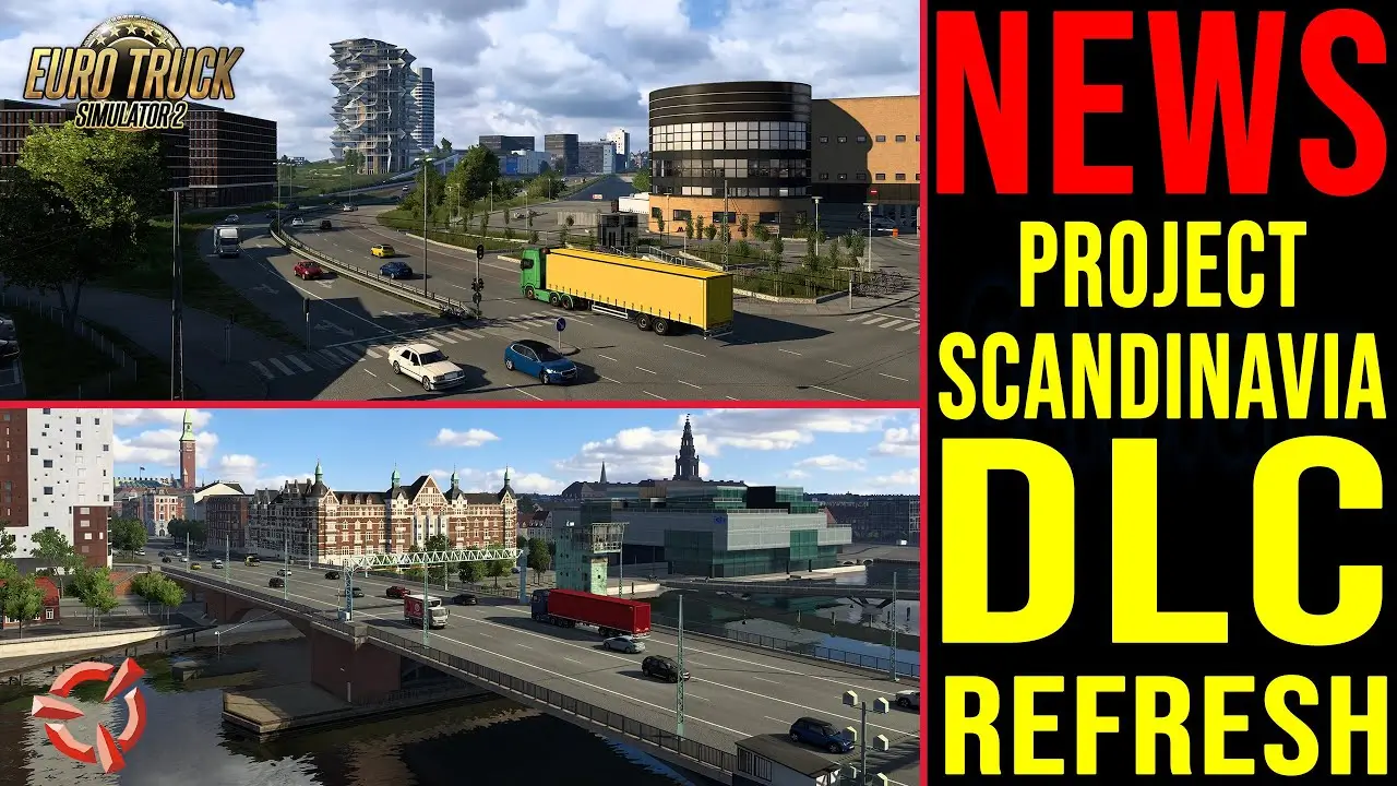 Scandinavia Refresh - Copenhagen capital city in ETS2