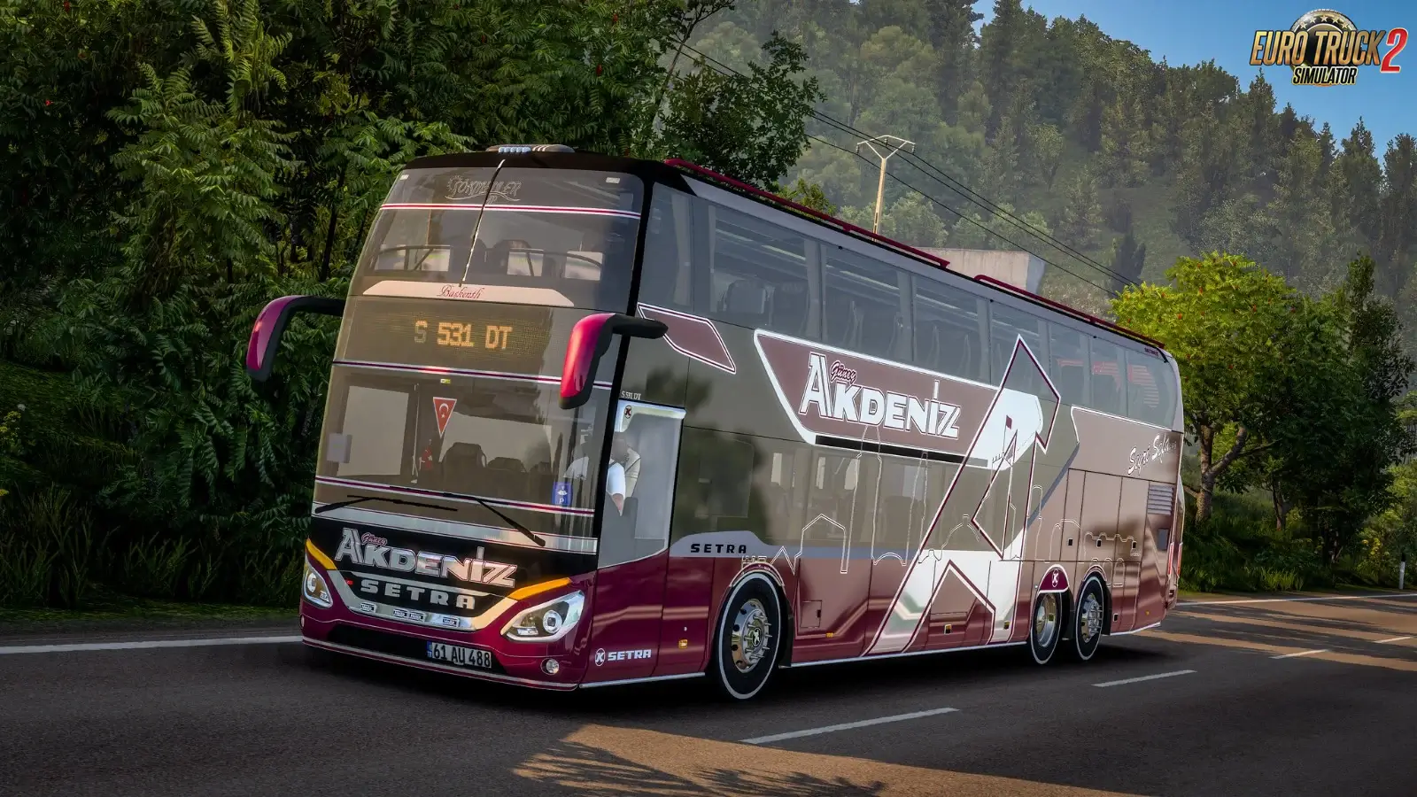 Setra 531 DT Flixbus + Interior v7.0 (1.56.x) for ETS2