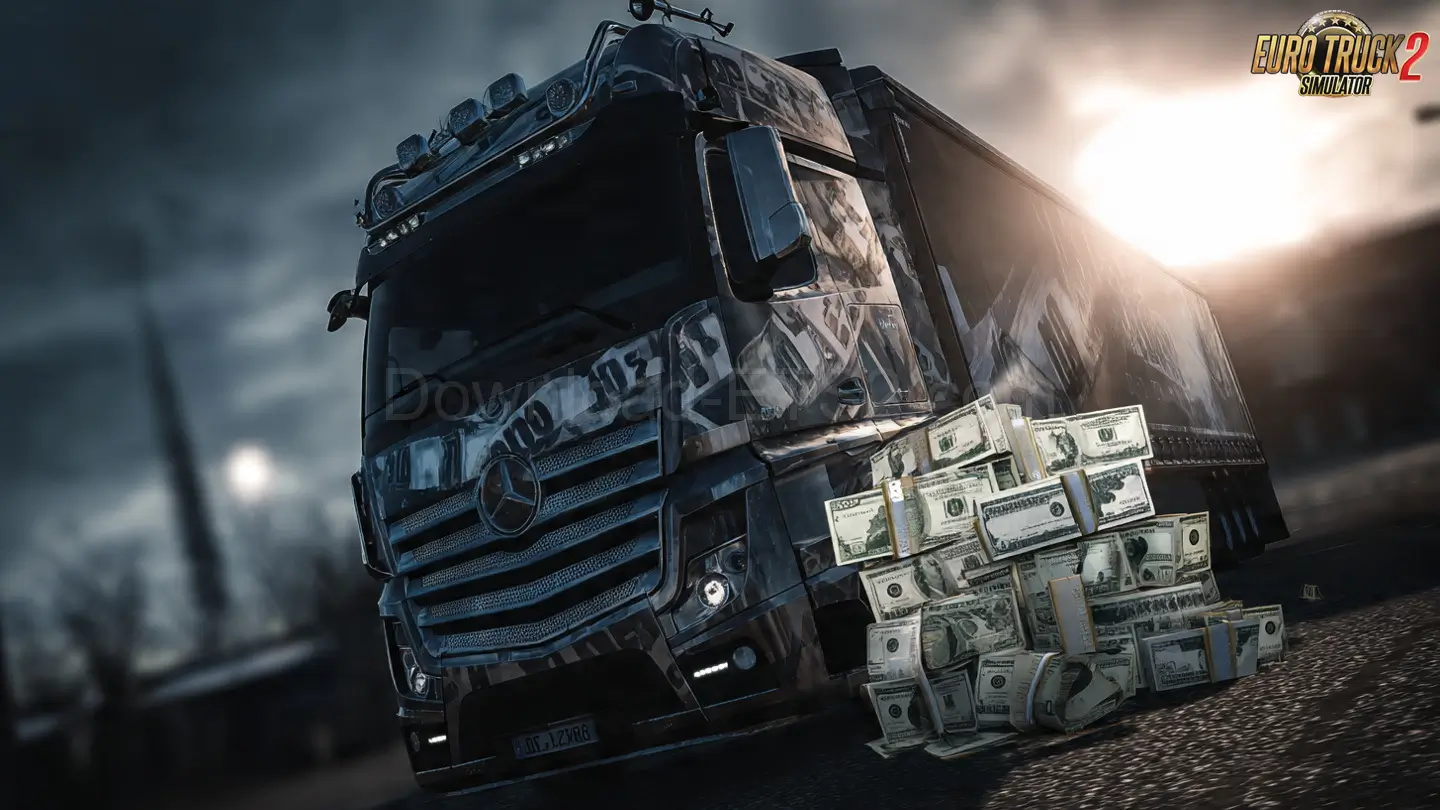 Unlimited Money & XP Mod v1.60 By KMR (1.60.x) for ETS2