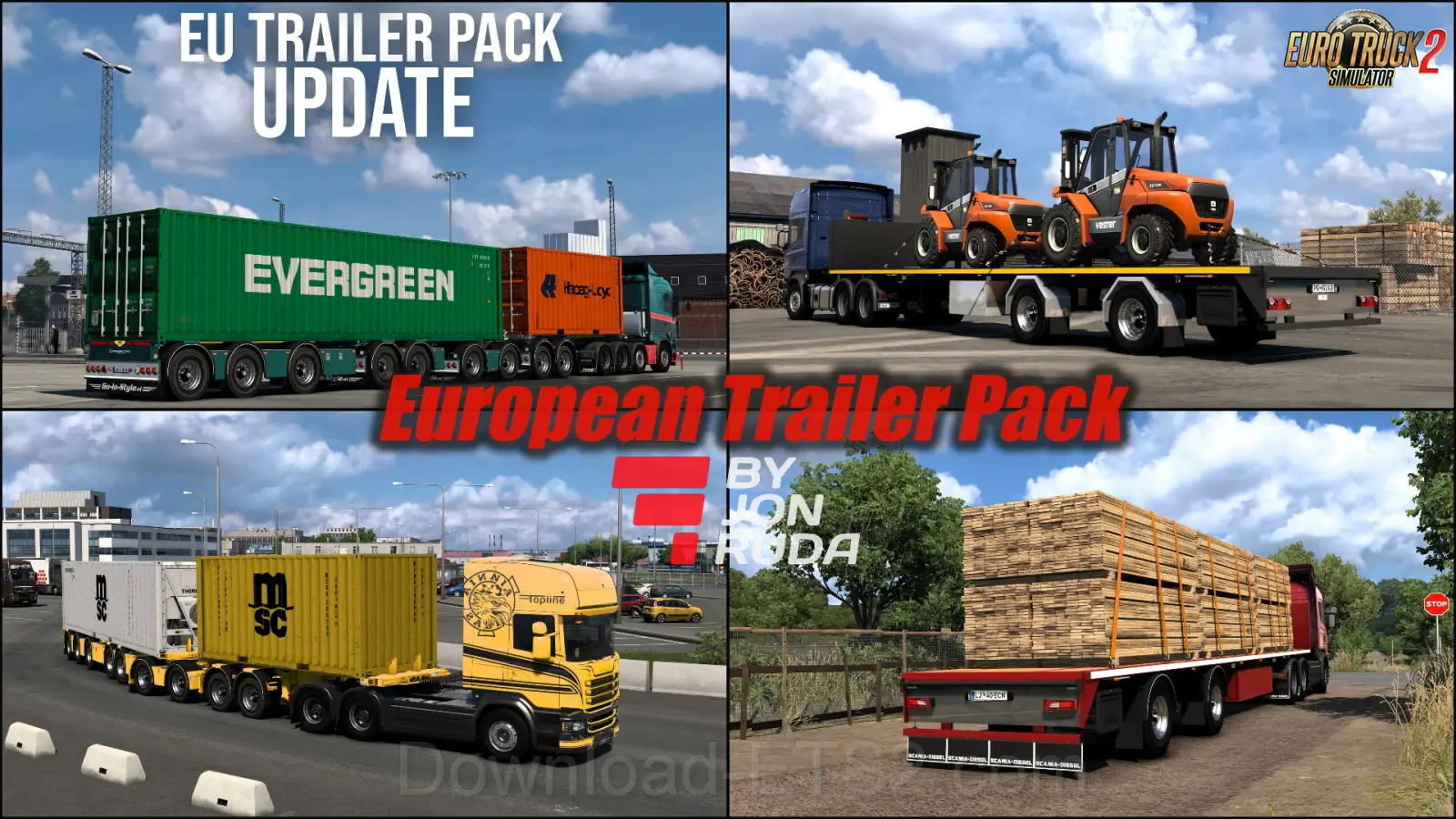 European Trailer Pack v3.2.1 (1.59.x) for ETS2