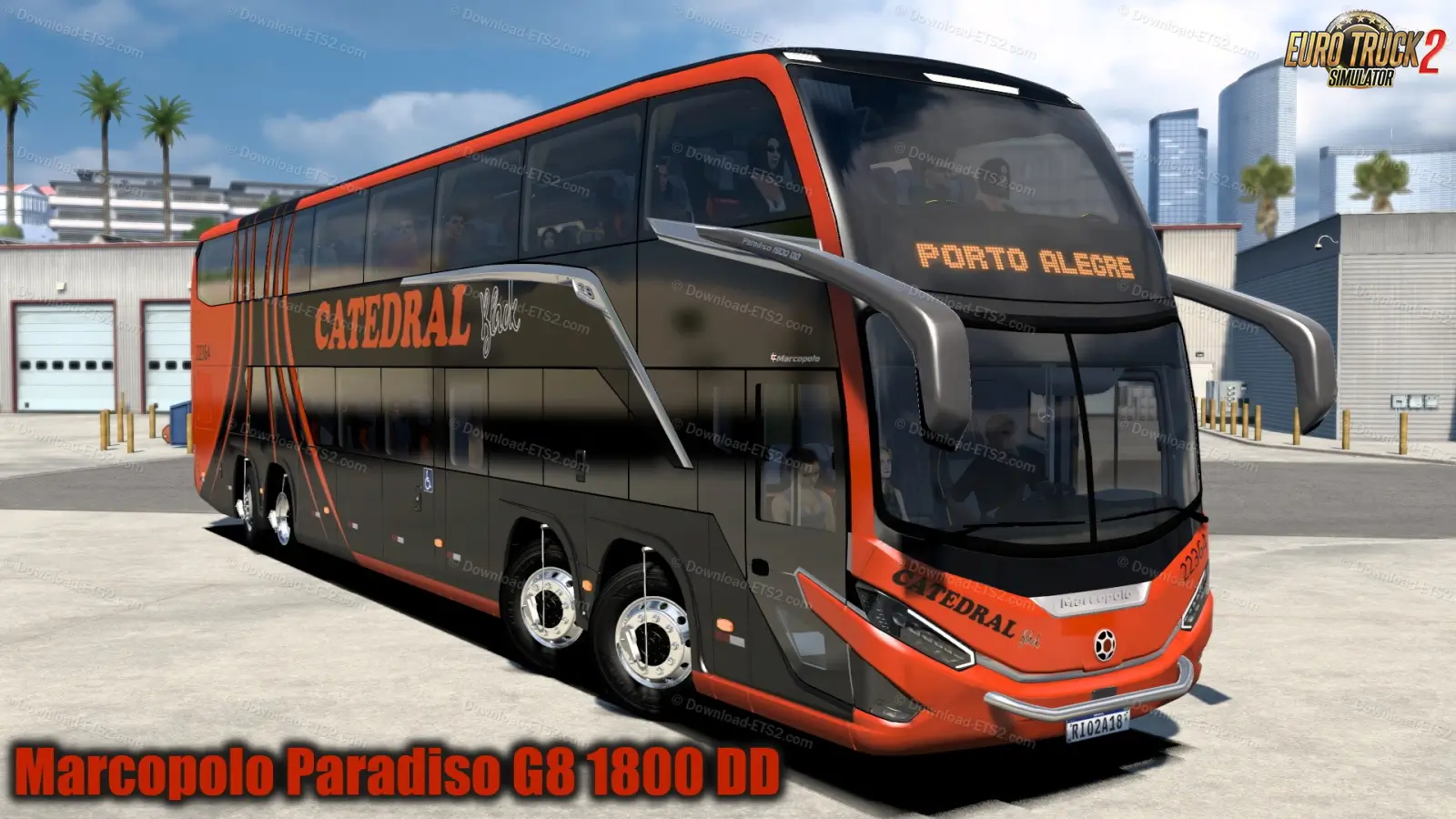Marcopolo Paradiso G8 1800 DD Bus v1.56 (1.56.x) for ETS2