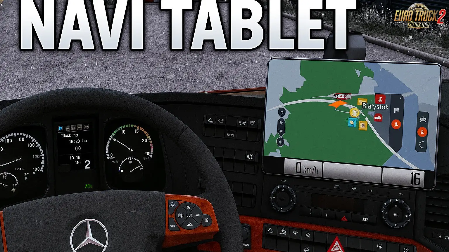 Navi Tablet – Google-Style Navigation v1.0 (1.56.x) for ETS2