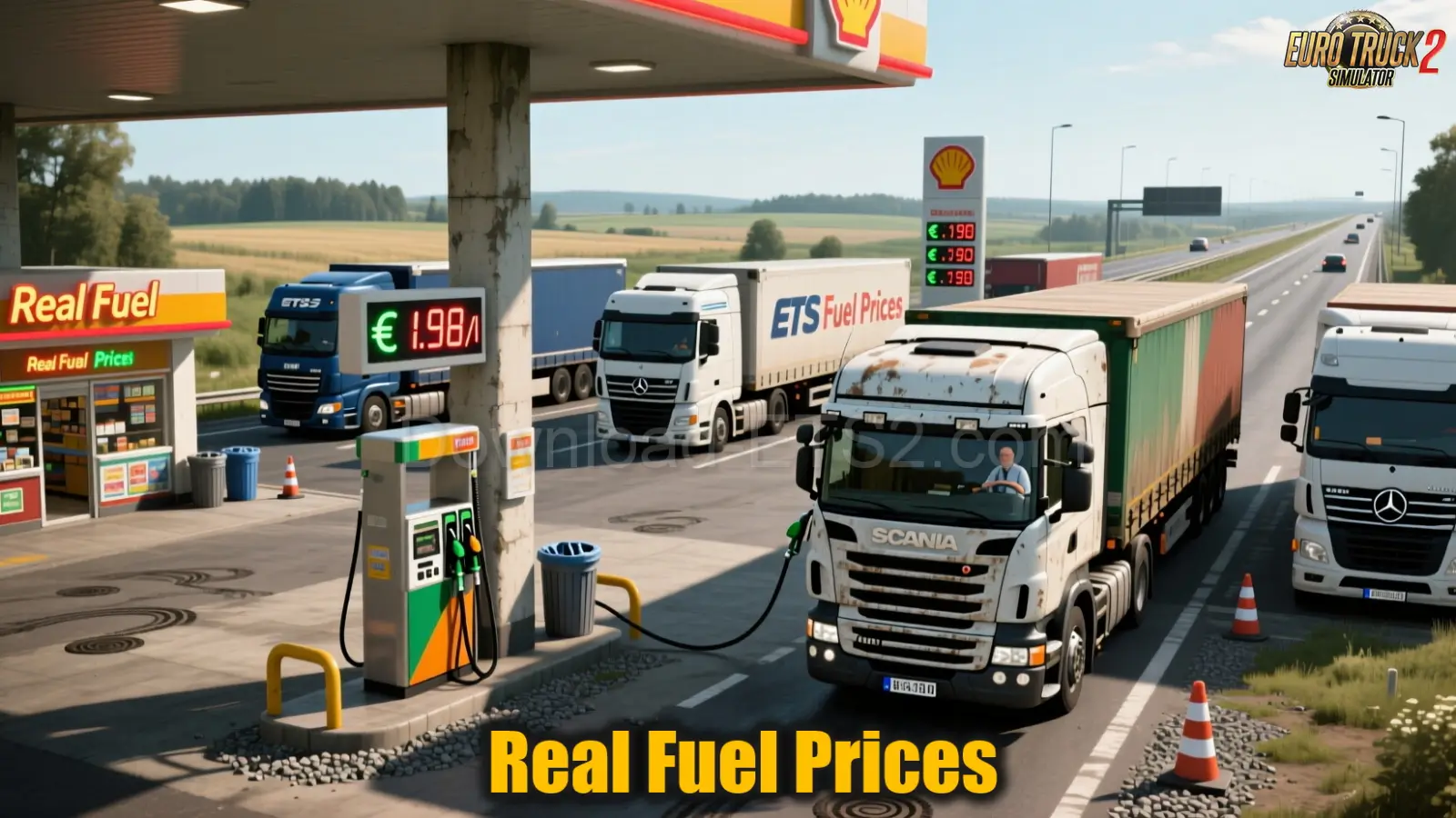 Real Fuel Prices Mod v12.11.2025 (1.56.x) for ETS2