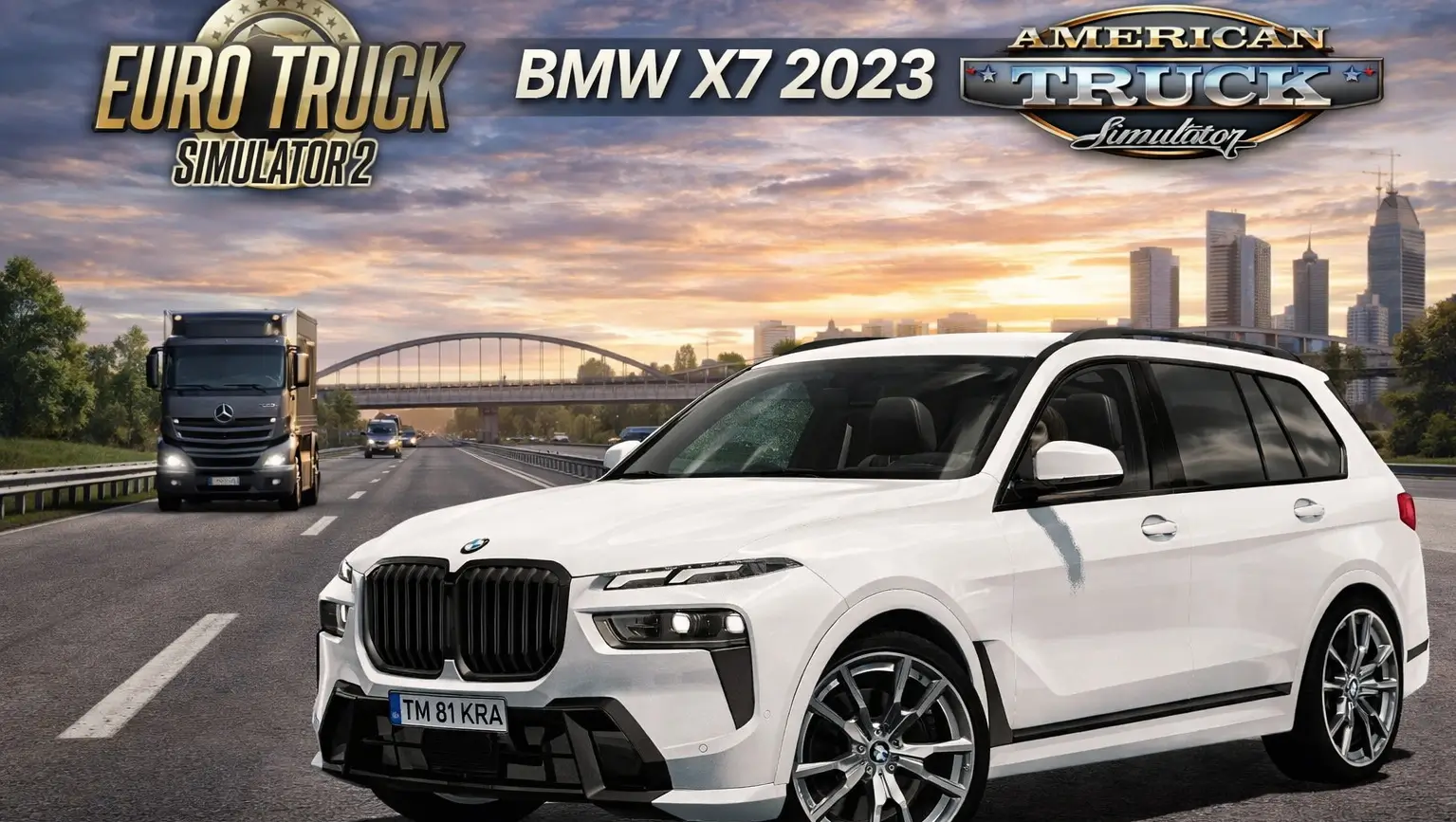 BMW X7 2023 + Interior v3.3 (1.58.x) for ETS2