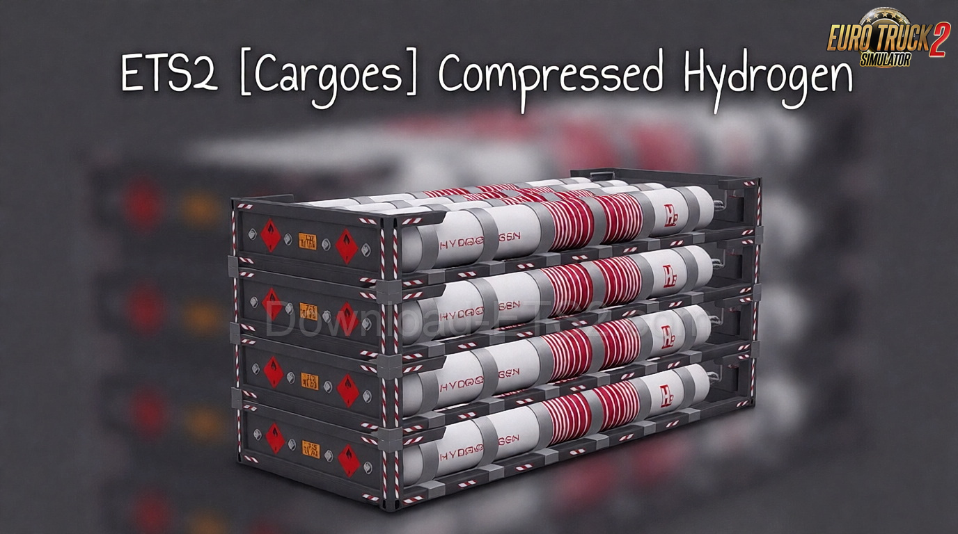 Compressed Hydrogen Cargo v1.58 (1.58.x) for ETS2