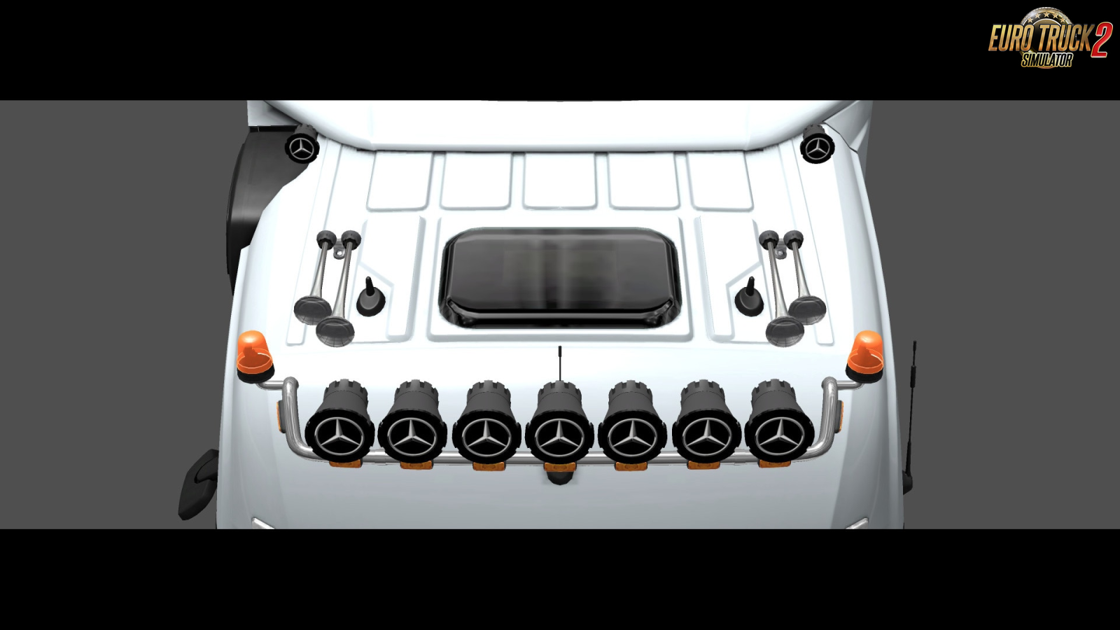 Construction Roof Grill + Led Bar v1.57 (1.57.x) for ETS2
