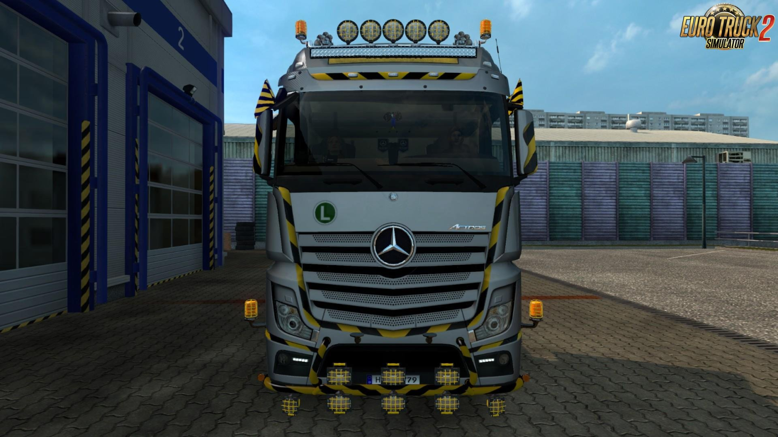 Construction Roof Grill + Led Bar v1.57 (1.57.x) for ETS2