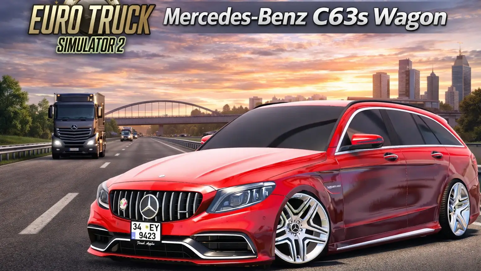 Mercedes-Benz C63s Wagon v2.2 (1.57.x) for ETS2