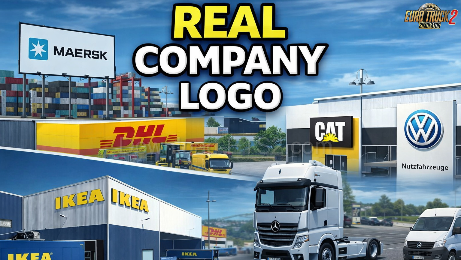 Real Company Logo v3.2 by Schumi (1.57.x) for ETS2