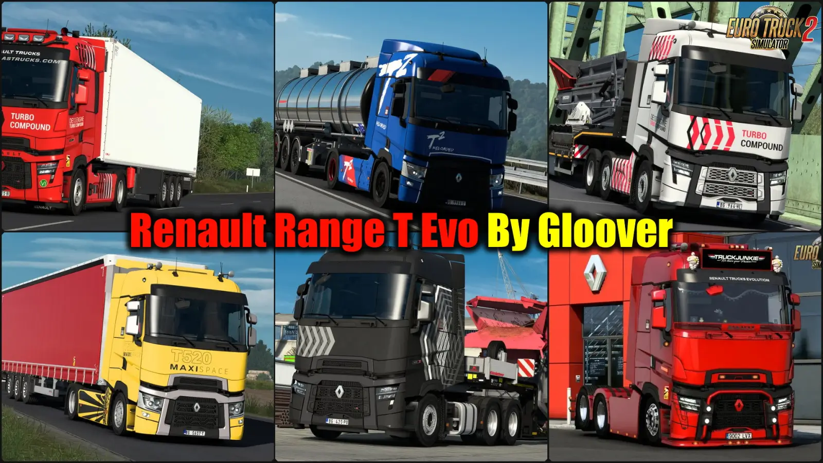 Renault Range T Evo by Gloover v2.4 (1.58.x) for ETS2