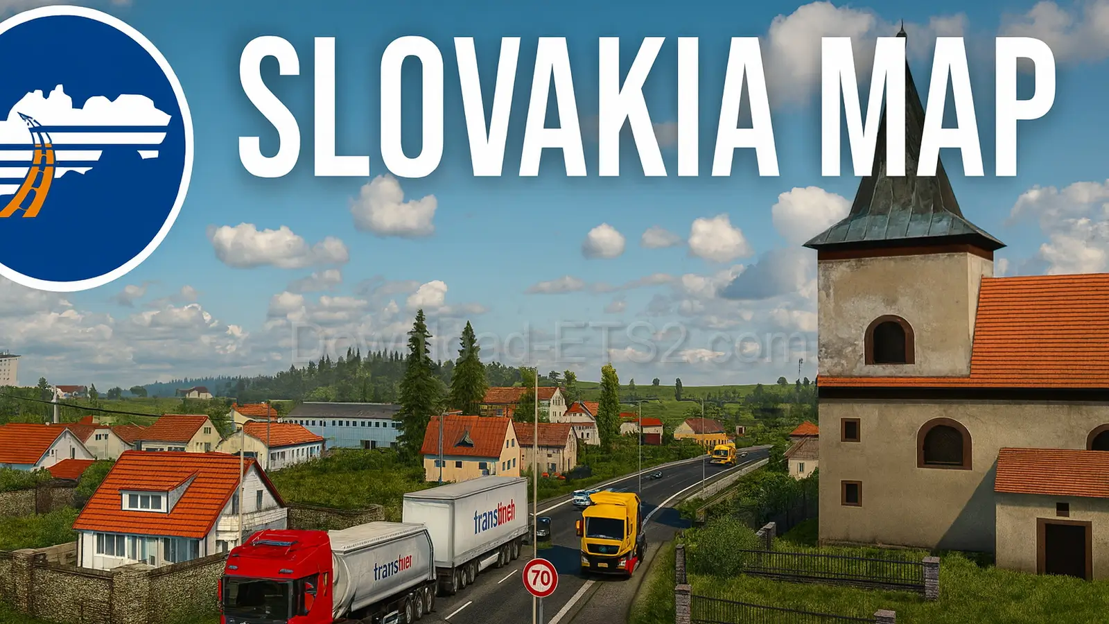 Slovakia Map v6.7.1 by kapo944 (1.58.x) for ETS2