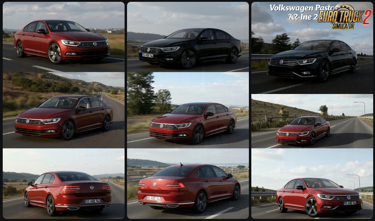 Volkswagen Passat B8 R-Line 2017 v1.9 (1.57.x) for ETS2