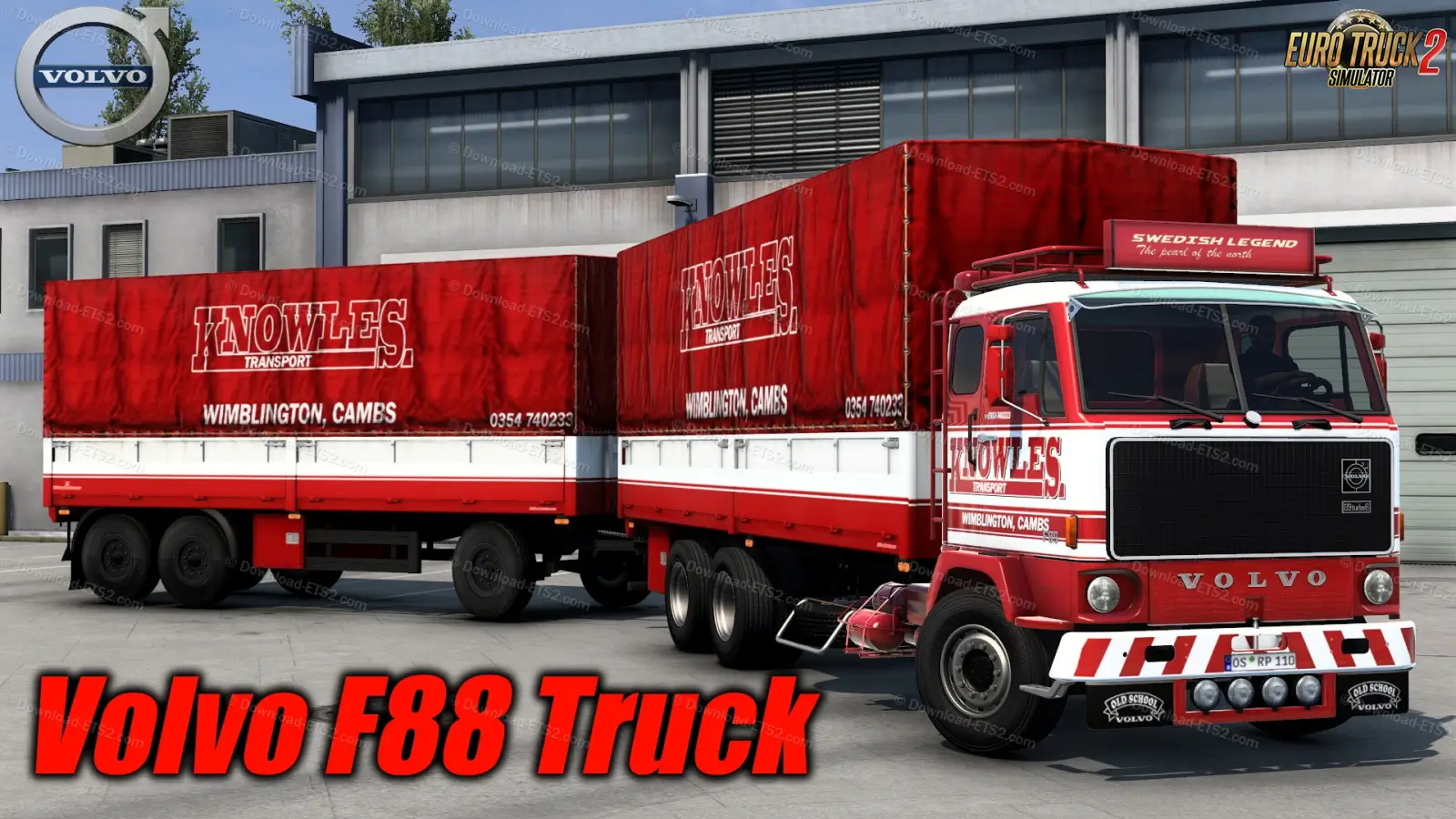 Volvo F88 Truck + Interior v2.1 By XBS (1.58.x) for ETS2
