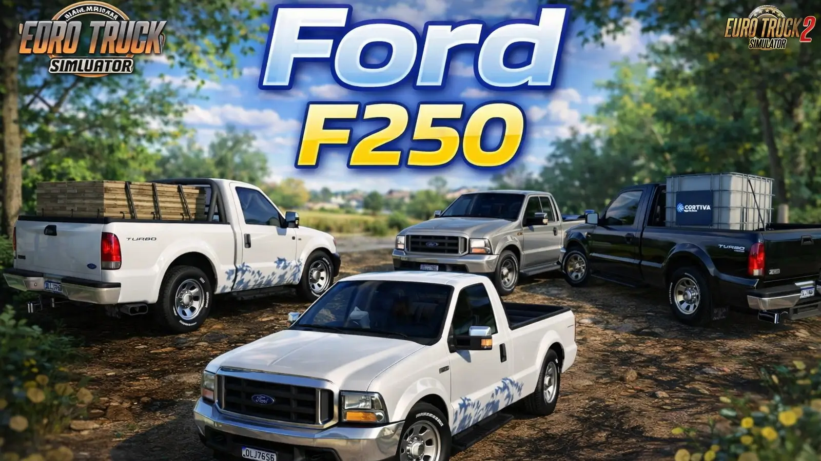 Ford F250 + Interior v1.1 By Quality3D (1.57.x) for ETS2