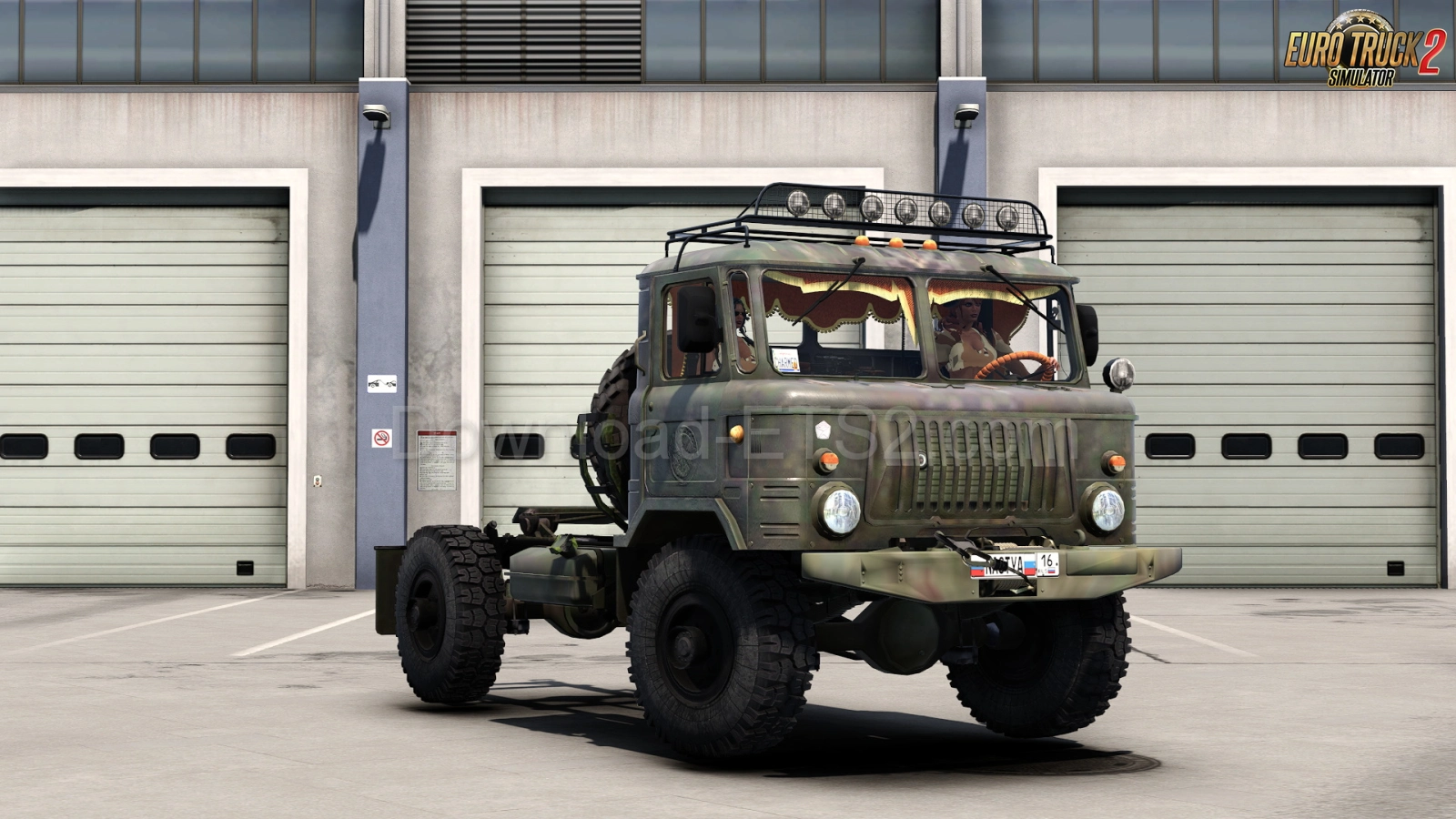GAZ 66-12 Off-Road Truck + Interior v2.0 (1.57.x) for ETS2
