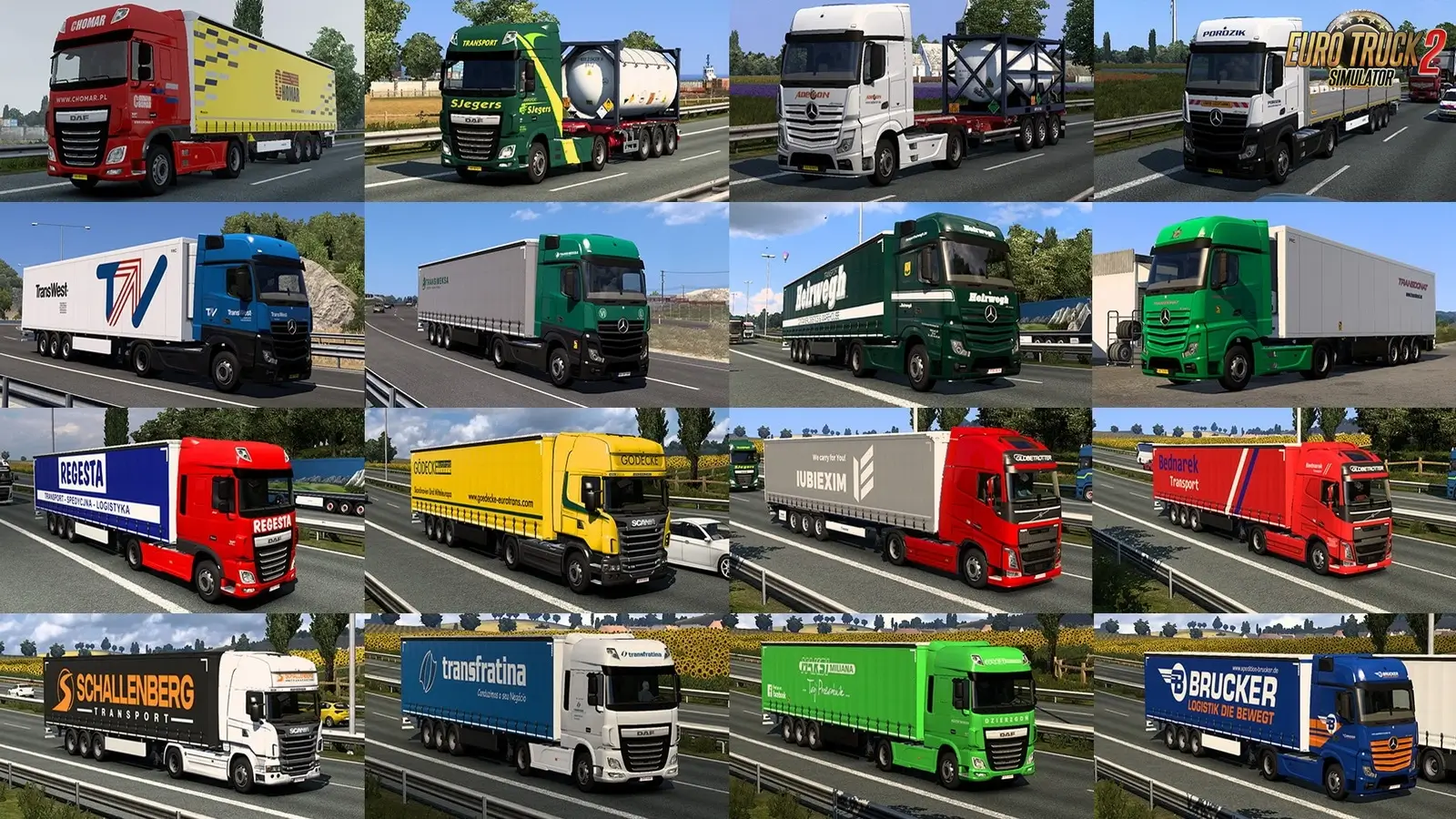 JAD AI Truck Traffic Pack v1.4 (1.57.x) for ETS2