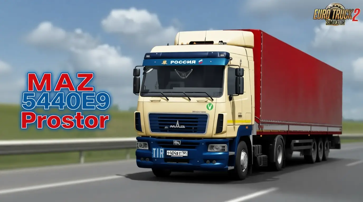 MAZ 5440E9 Prostor By Nikola Trucks v8.0 (1.58.x) for ETS2