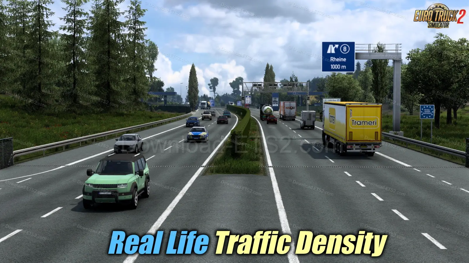 Real Life Traffic Density v1.1 (1.57.x) for ETS2