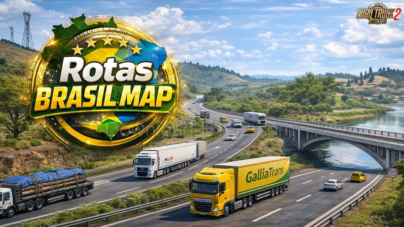 Rotas Brasil Map v6.0 (1.57.x) for ETS2