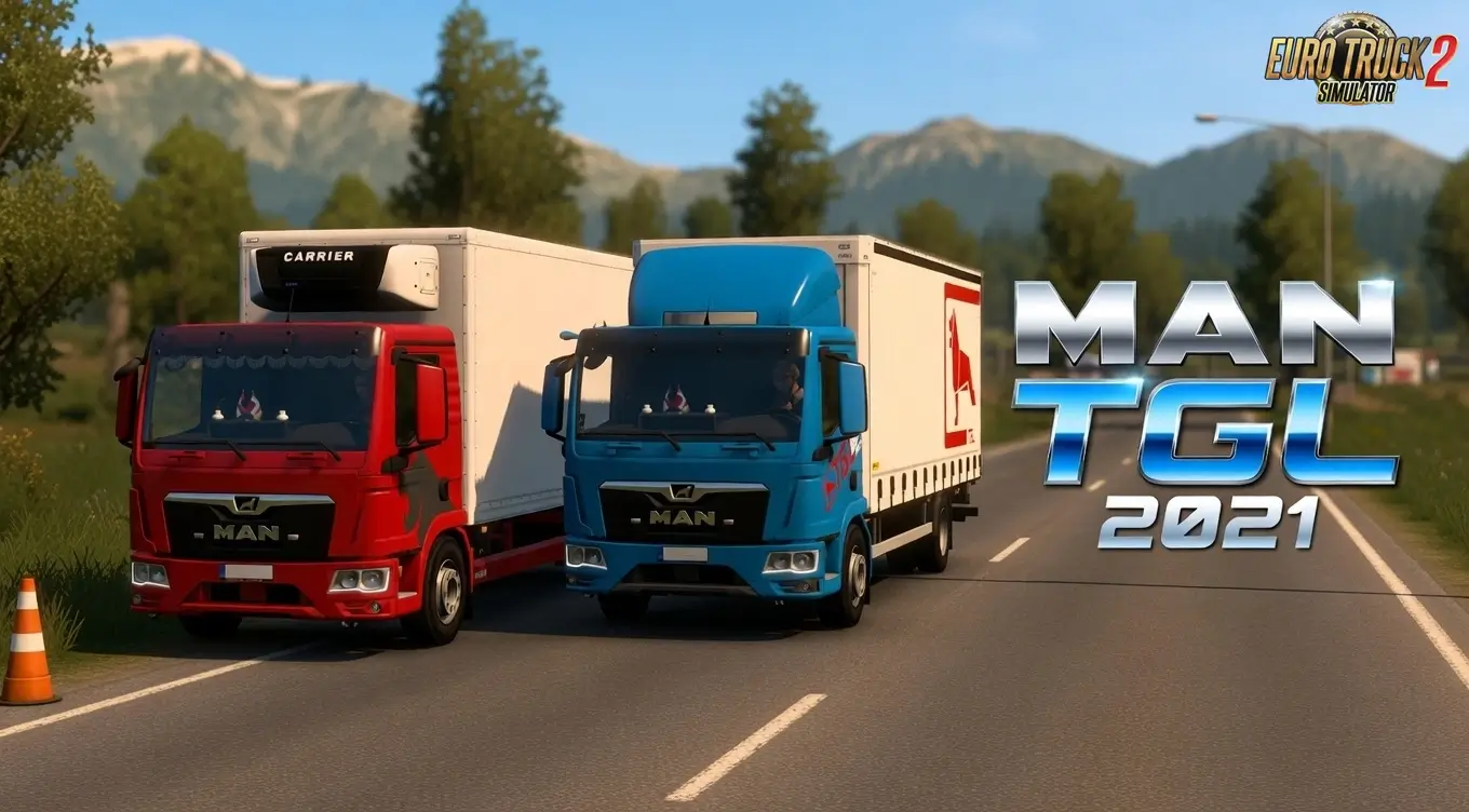 MAN TGL 2021 Truck + Interior v2.2 (1.58.x) for ETS2