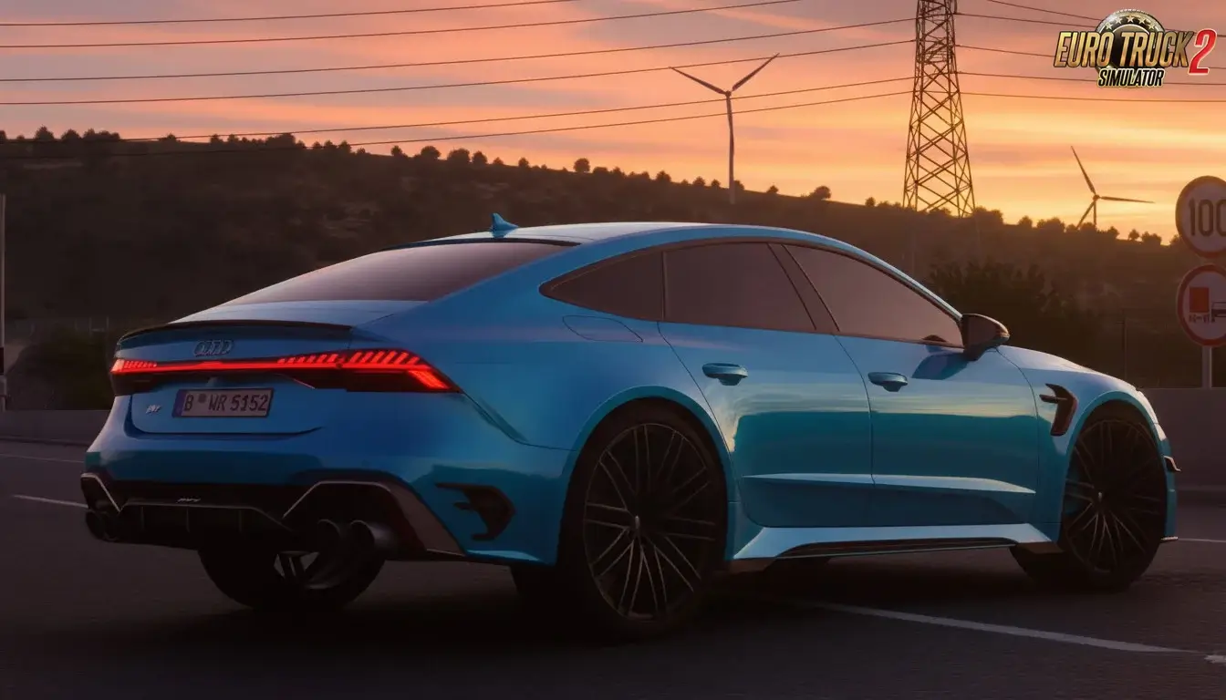Audi ABT RS7 C8 2023 + Interior v2.1 (1.58.x) for ETS2