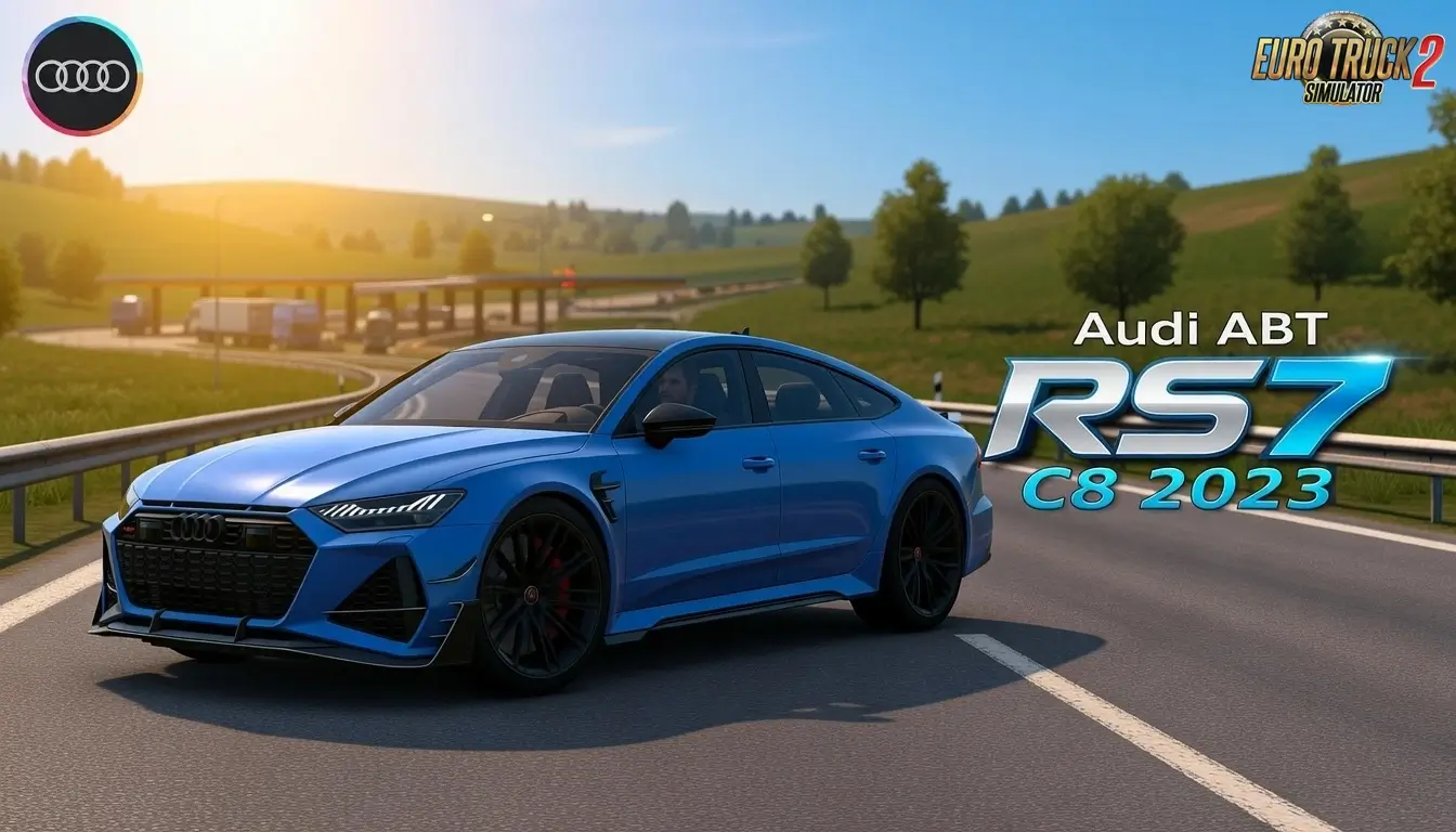Audi ABT RS7 C8 2023 + Interior v2.1 (1.58.x) for ETS2