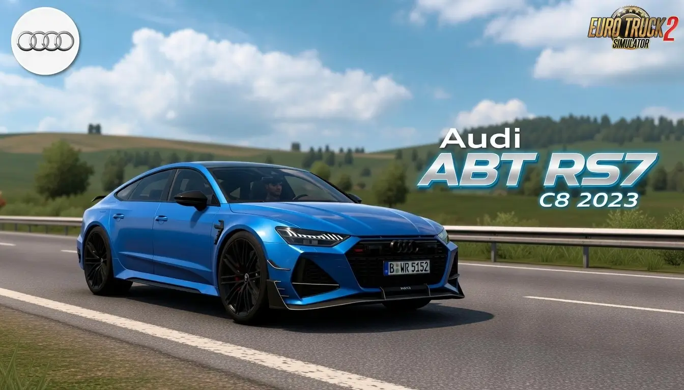 Audi ABT RS7 C8 2023 + Interior v2.1 (1.58.x) for ETS2