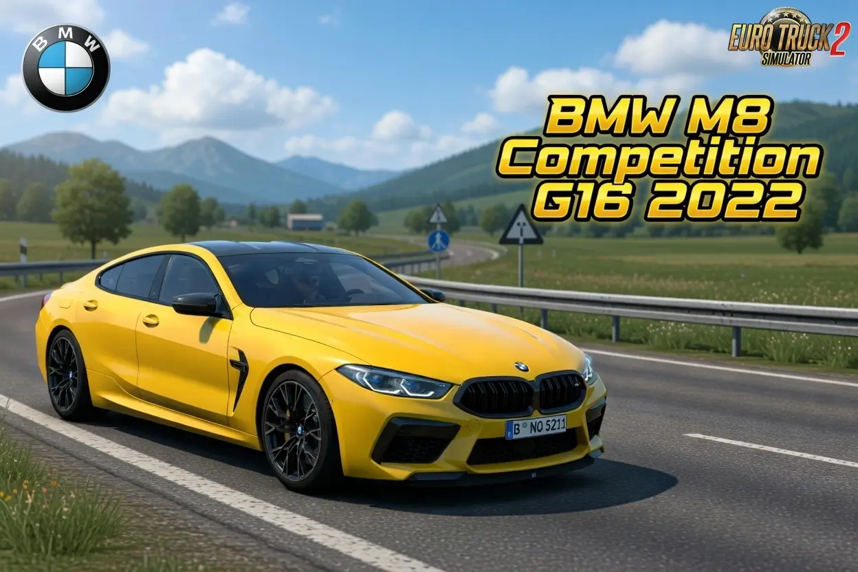 BMW M8 Competition G16 2022 v3.7 (1.59.x) for ETS2