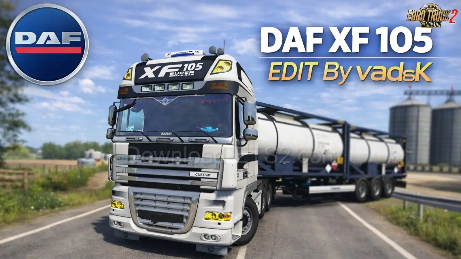 DAF XF 105 v7.18 Edit by vad&k (1.58.x) for ETS2