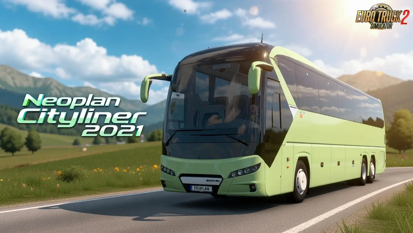 Neoplan Cityliner 2021 + Interior v2.0 (1.58.x) for ETS2