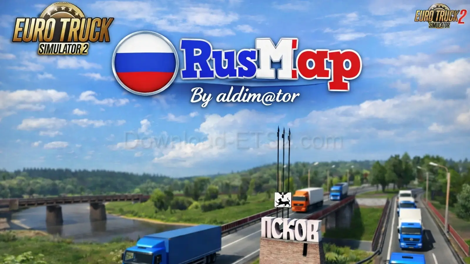 RusMap v2.58 (1.58.x) for ETS2