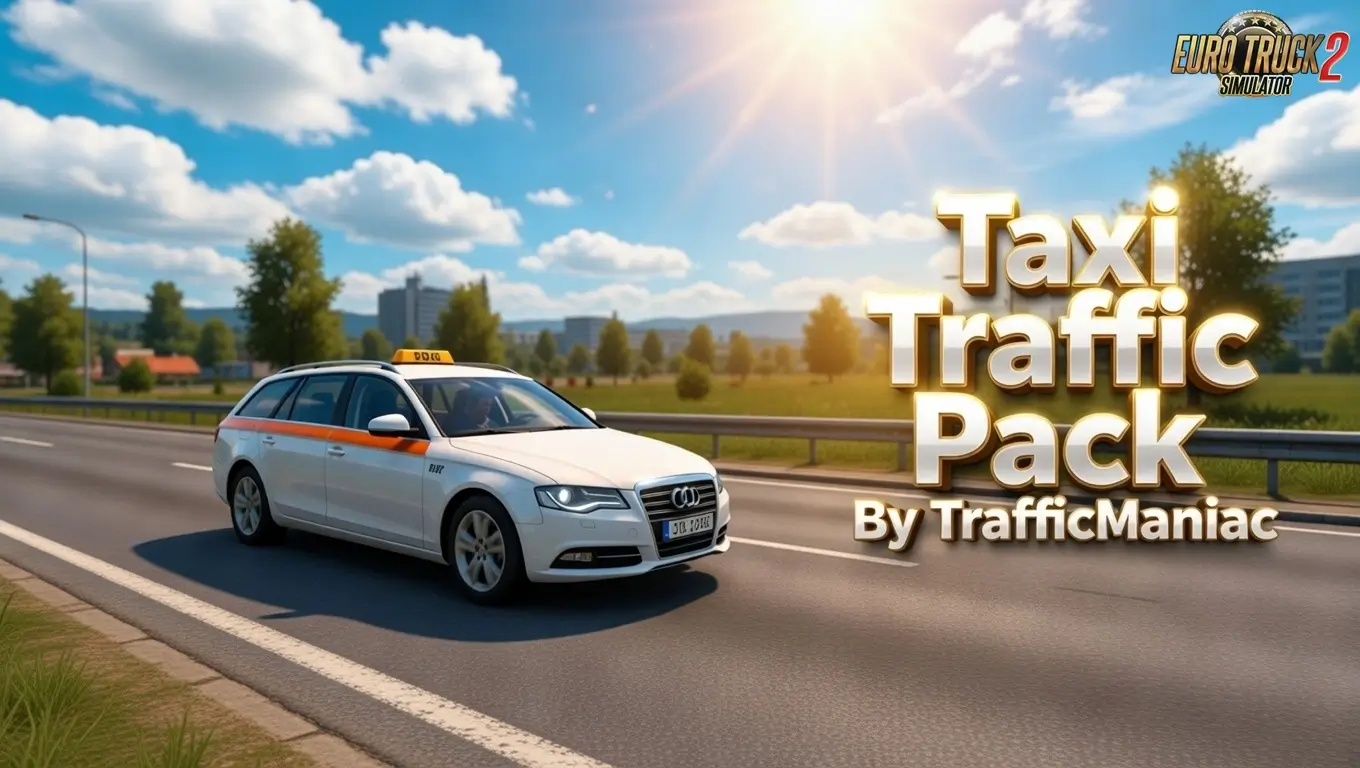 Taxi Traffic Pack v3.5.11 By TrafficManiac (1.58.x) for ETS2