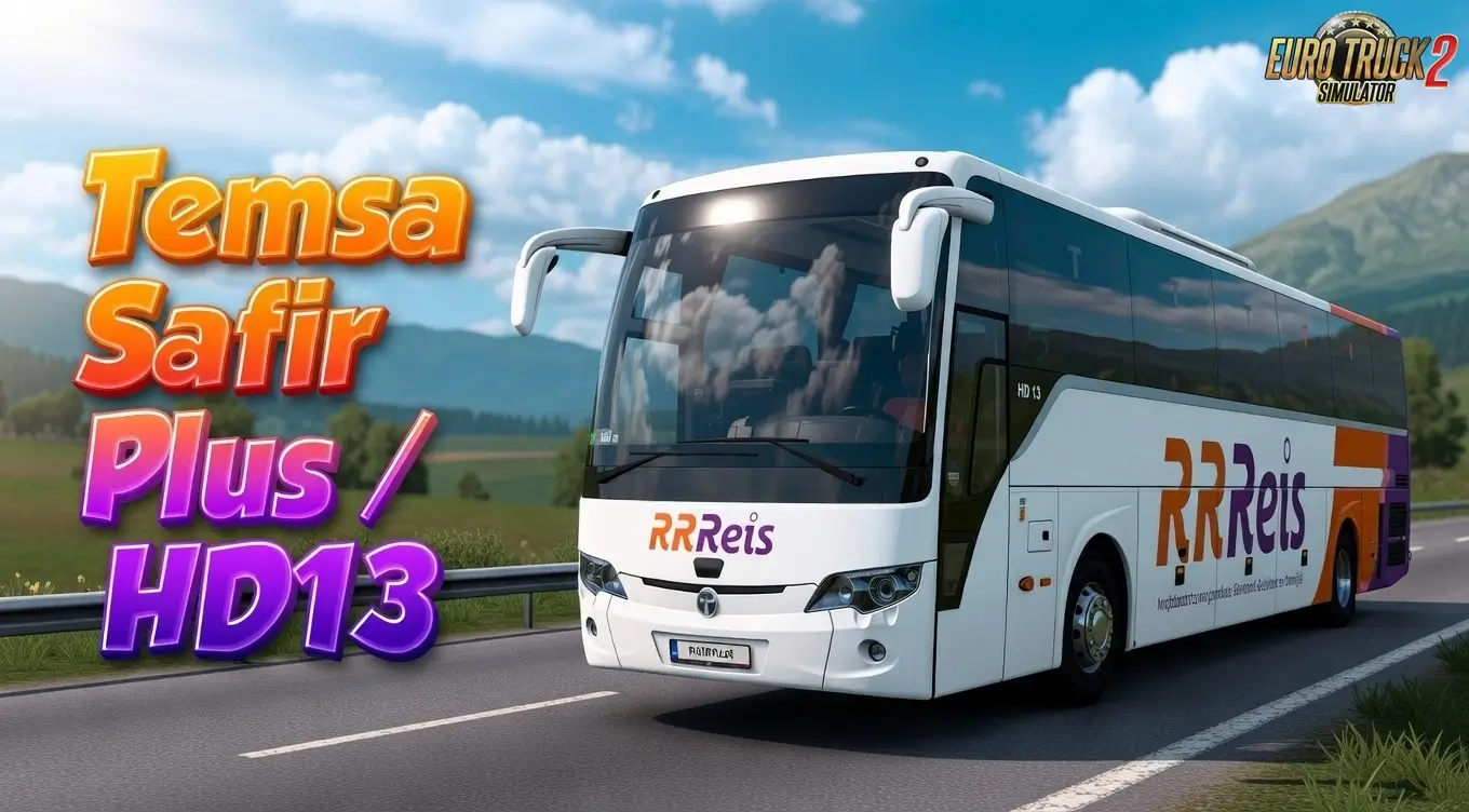 Temsa Safir Plus / HD13 Bus v1.7 (1.58.x) for ETS2