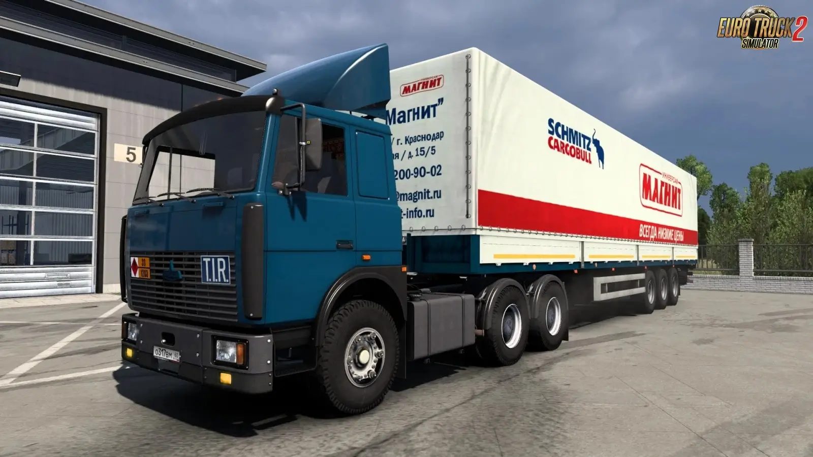 MAZ 6422 (1981) + Interior + Trailers v2.0 (1.58.x) for ETS2