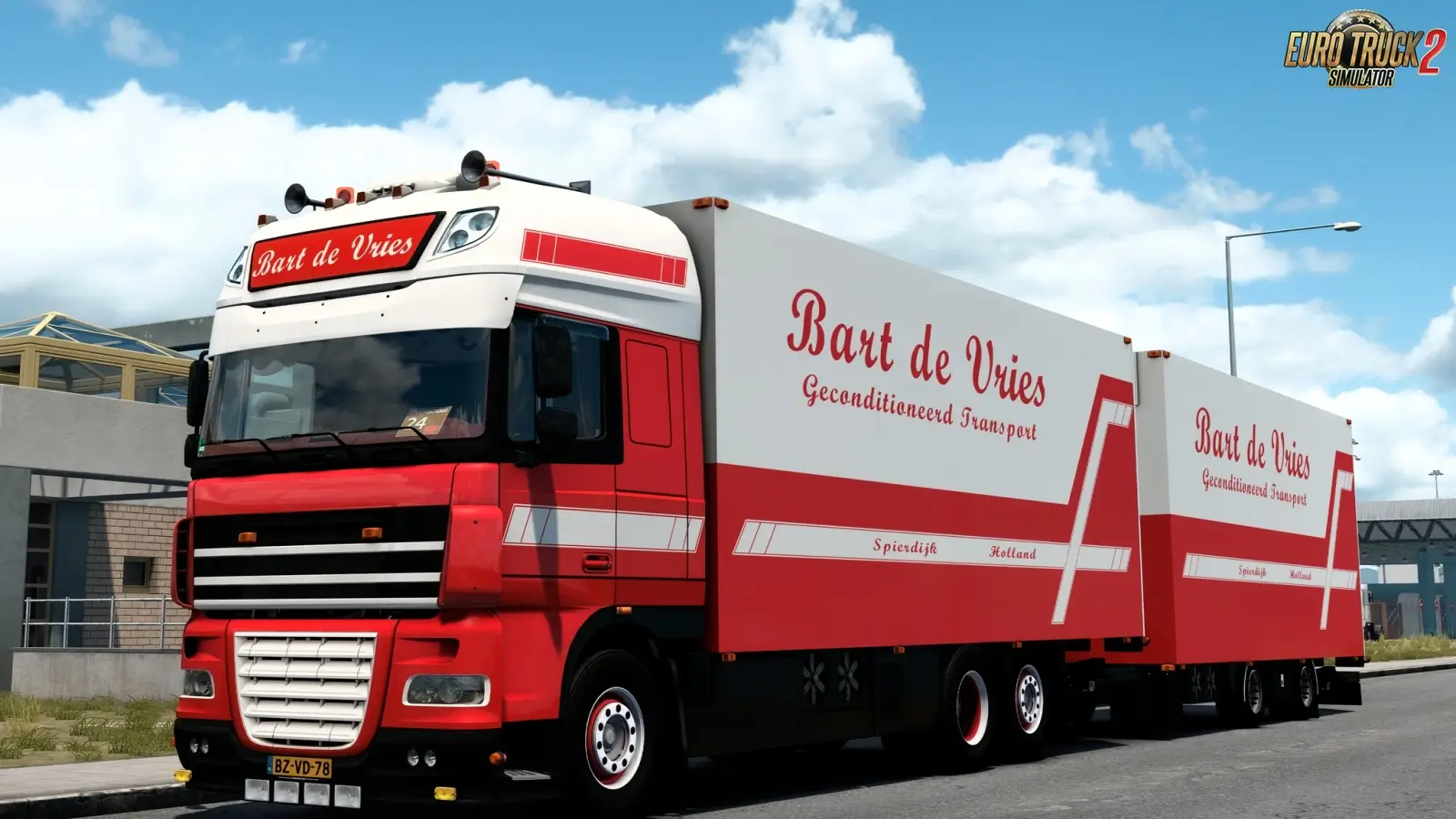 DAF XF 105 Bart De Vries Edition + Trailer v10.0 (1.58.x)