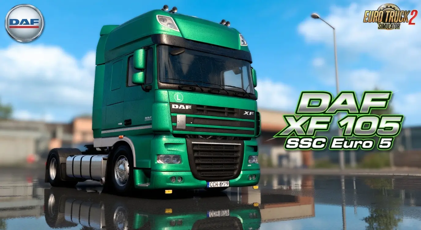 DAF XF 105 SSC Euro 5 + Interior v1.2 (1.58.x) for ETS2