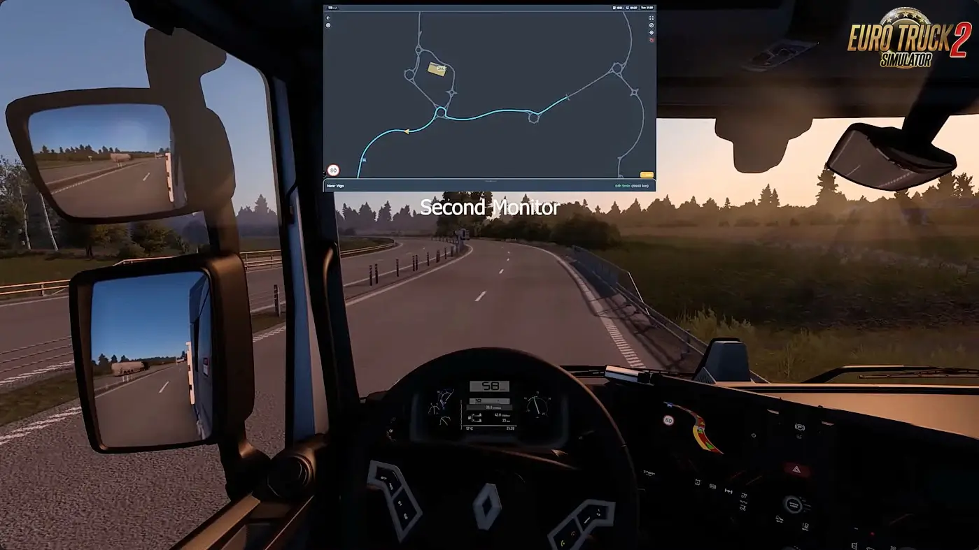 External Second Screen GPS v0.4.4 (1.58.x) for ETS2