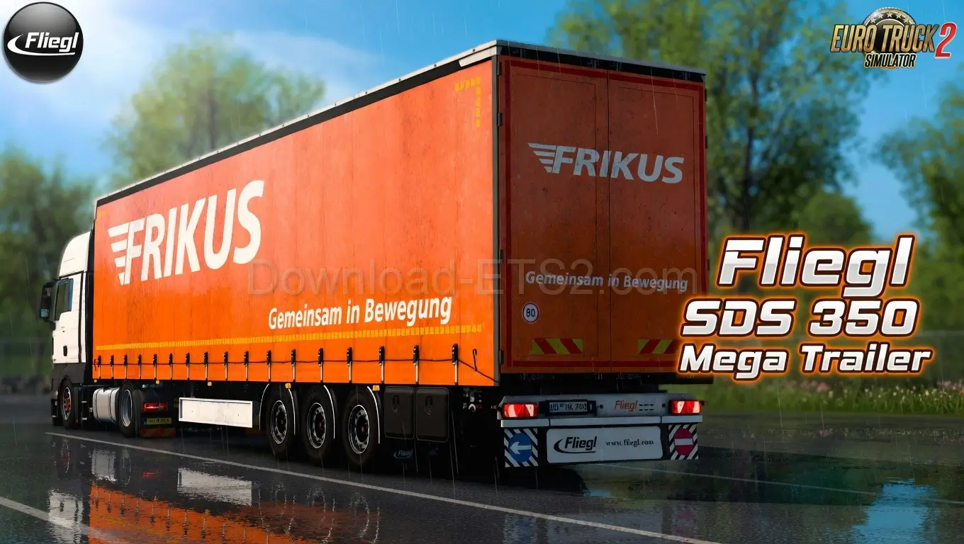 Fliegl SDS350 Mega - Rework v2.8 (1.58.x) for ETS2