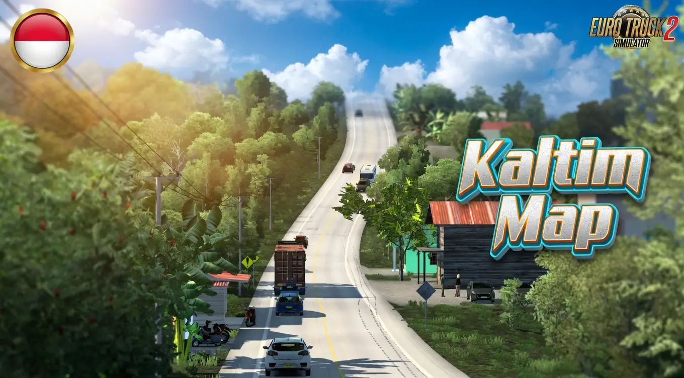 Kaltim Map v1.0 By Abdulhayyi (1.58.x) for ETS2