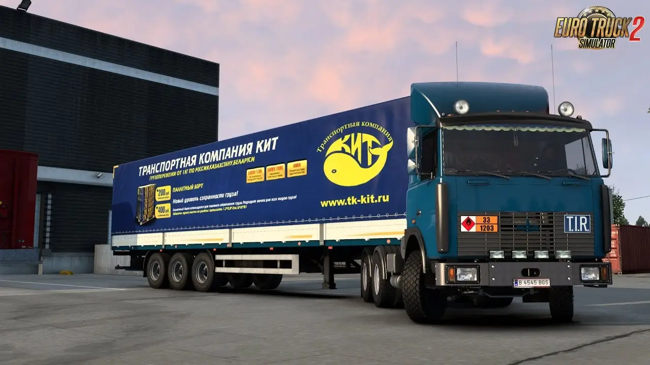 MAZ 6422 (1981) + Interior + Trailers v2.0 (1.58.x) for ETS2