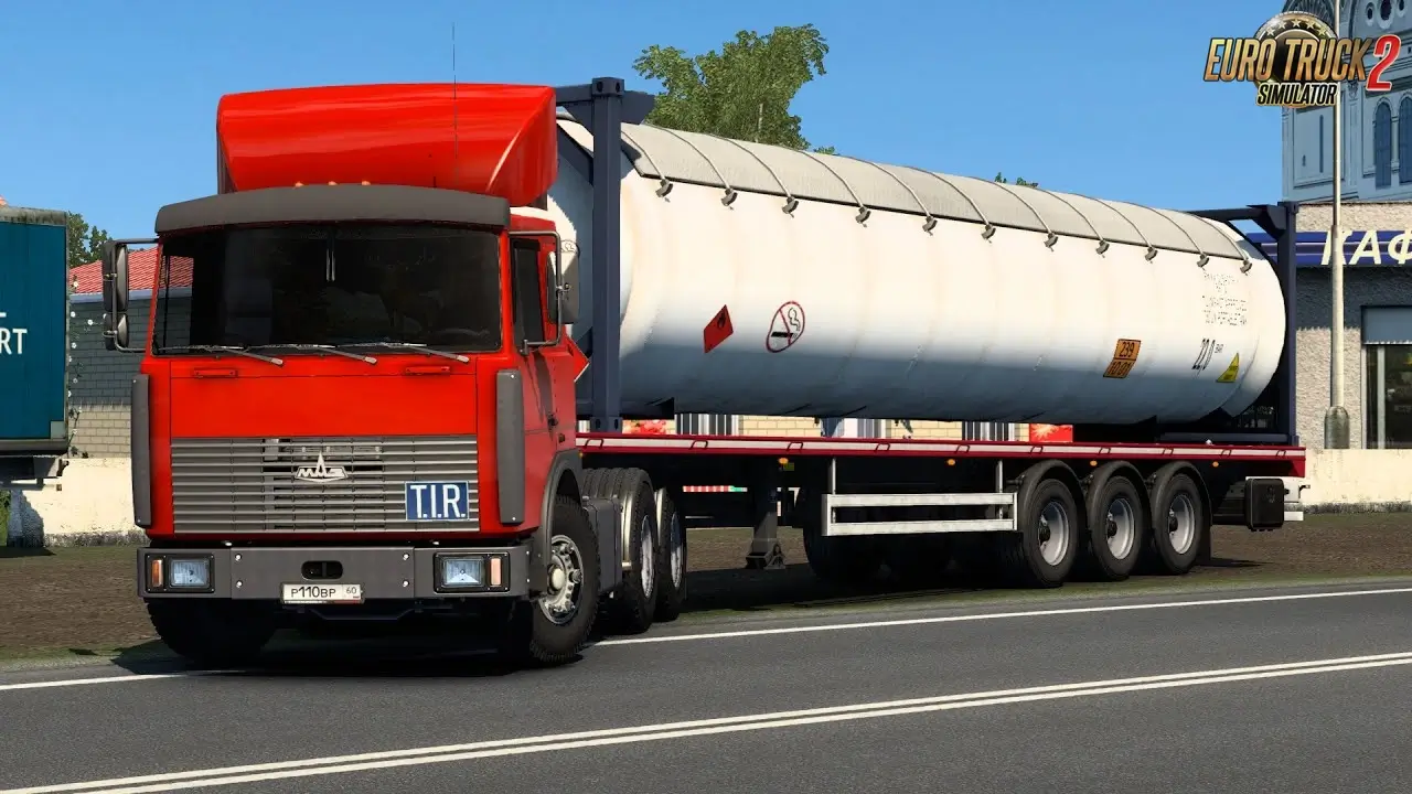 MAZ 6422 (1981) + Interior + Trailers v2.0 (1.58.x) for ETS2