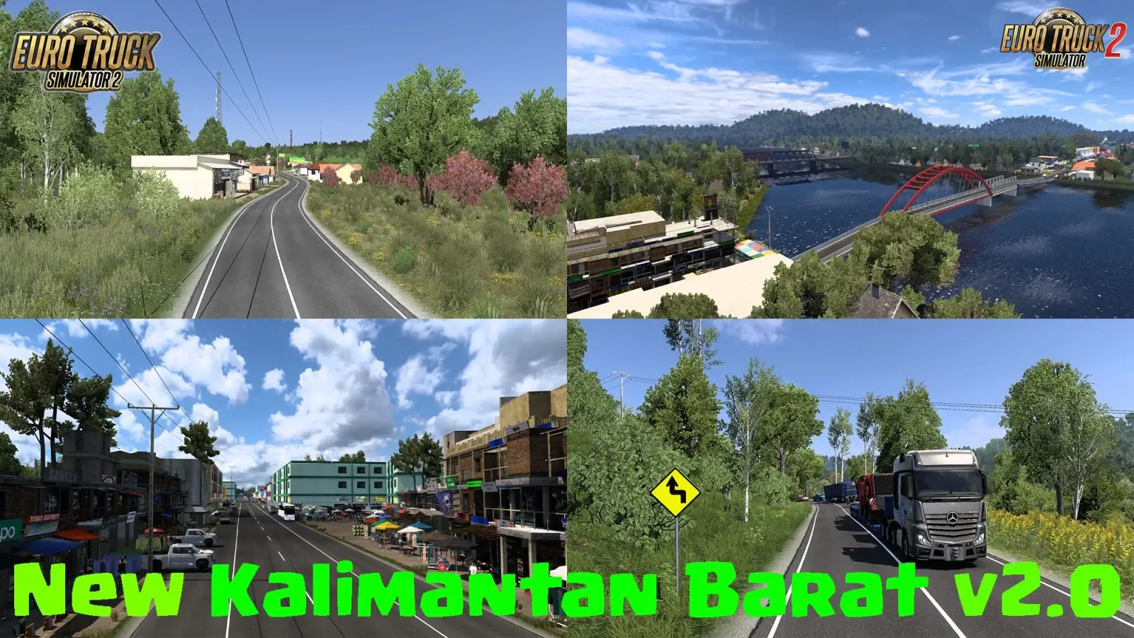 New West Kalimantan Map Update v2.0 (1.53 - 1.59) for ETS2