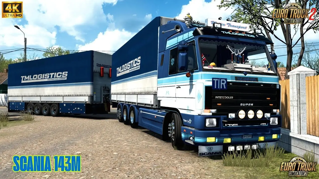 Scania 143M Intercooler for ETS2 - Video Gameplay