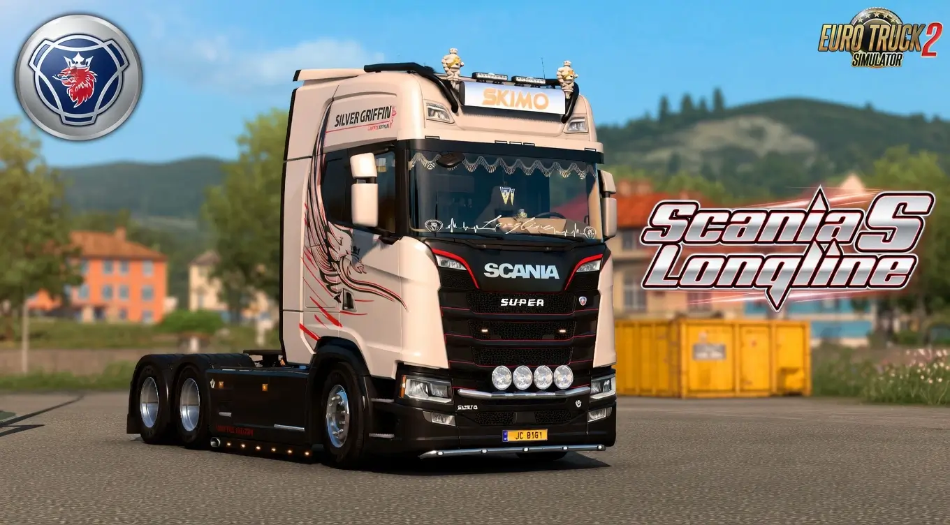 Scania S Longline + Interior v1.6 (1.58.x) for ETS2