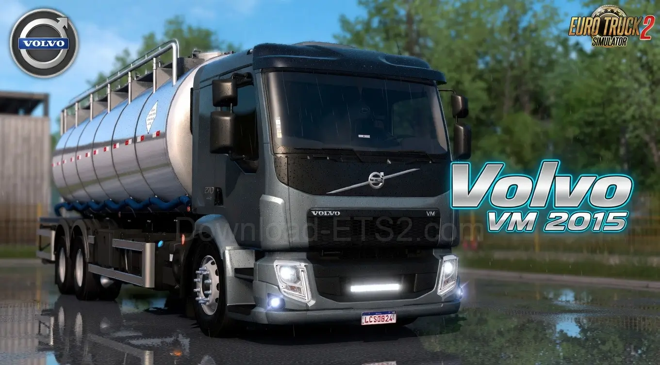 Volvo VM 2015 Truck + Interior v1.5 (1.58.x) for ETS2
