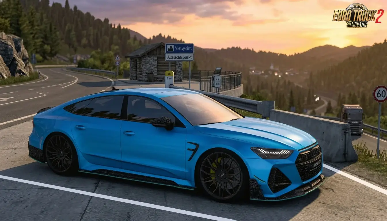 Audi RS 7 P780 2023 + Interior v1.0 (1.58.x) for ETS2