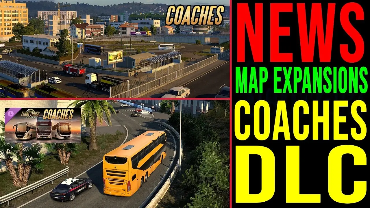 Coaches DLC in Map Expansions for ETS2